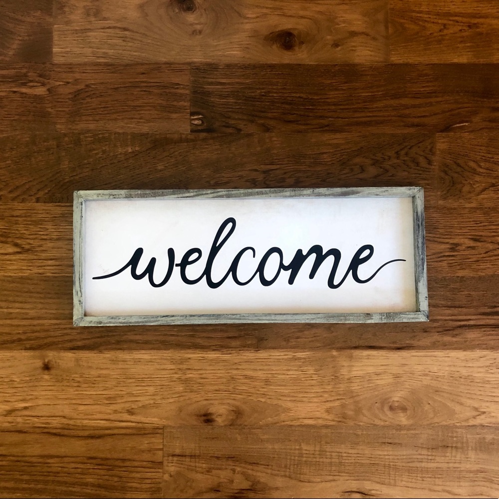 Rustic Welcome Sign